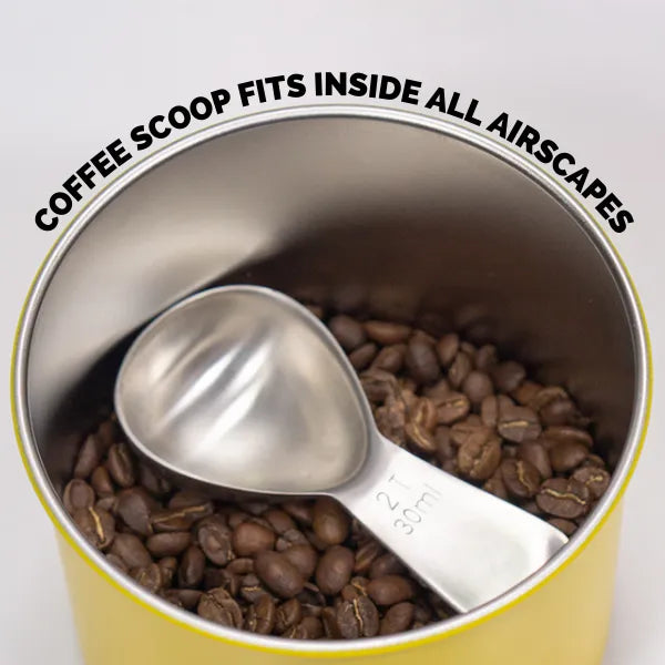 Stainless Steel Coffee Scoop (Brushed Black)
