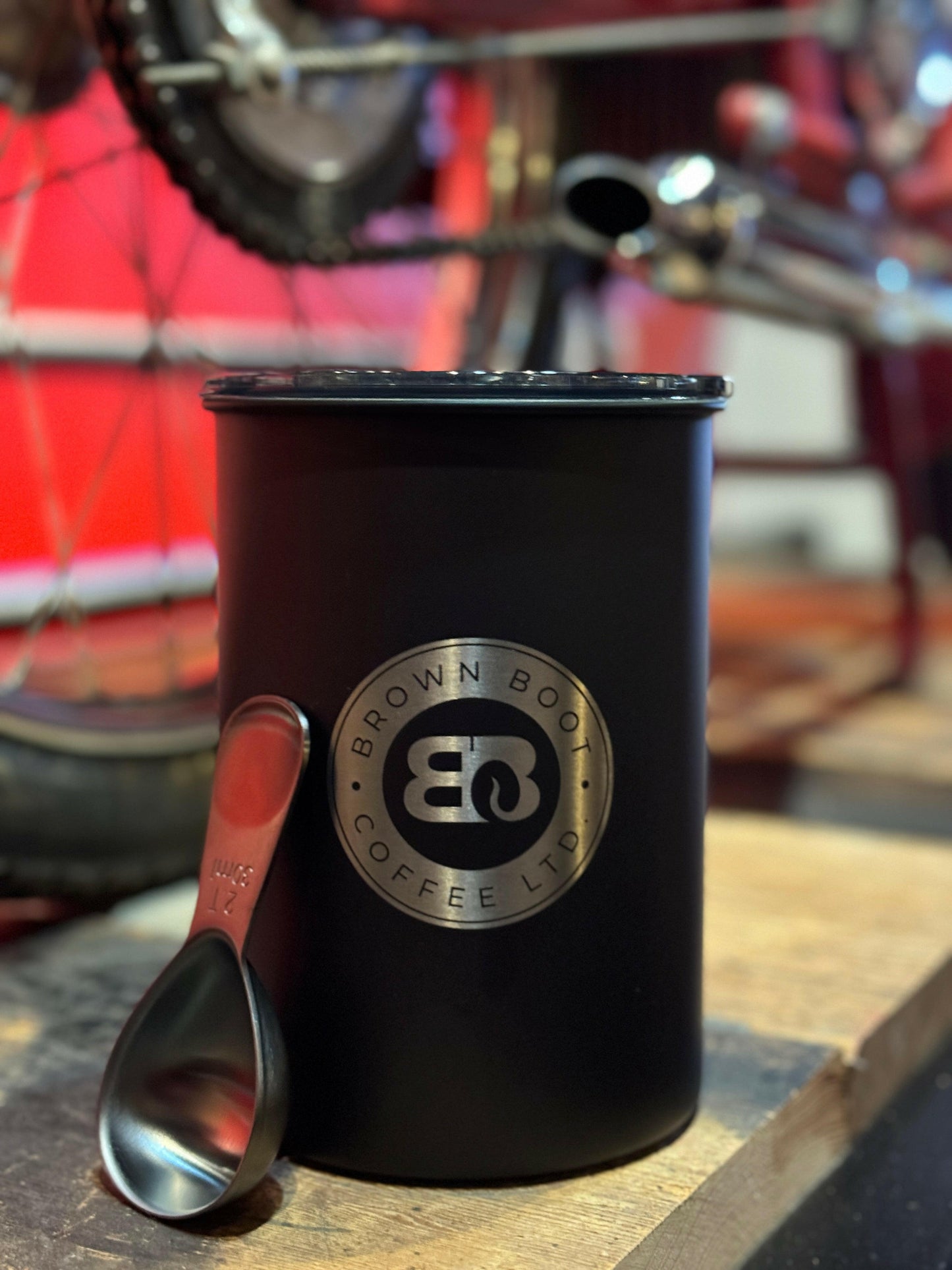Airscape® Coffee Canister with Logo – Classic (Matte Black)