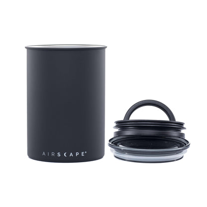 Airscape® Coffee Canister with Logo – Classic (Matte Black)