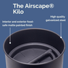 Airscape® Kilo Coffee Canister (Matte Black)